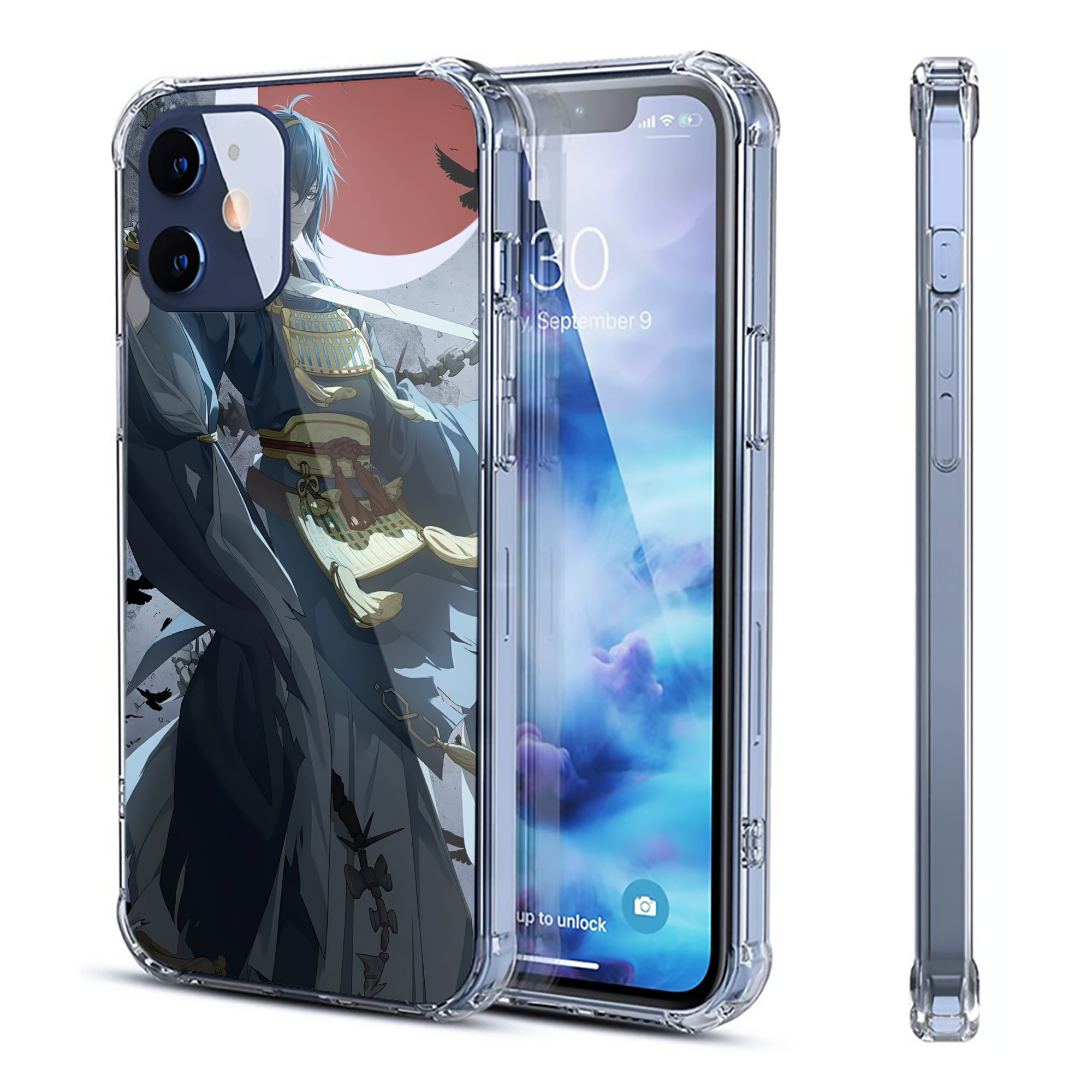 （画像用） 刀剣乱舞 Touken Ranbu 【iPhone 12シリーズ対応】透明スマホケース（クリアソフトケース）